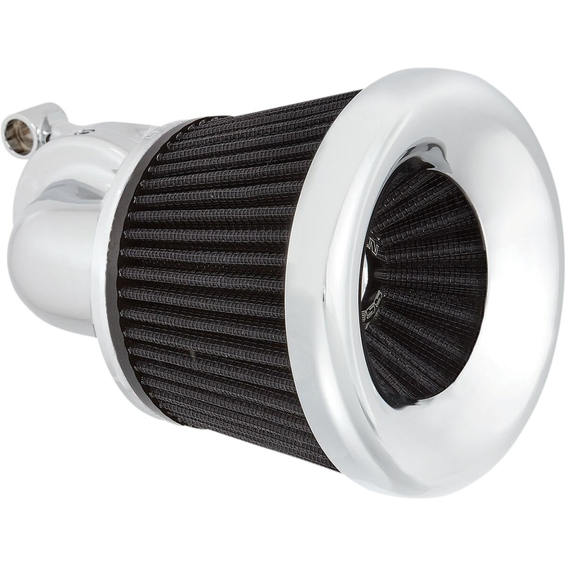 Velocity 90 Air Cleaners, Chrome – 08-16 Touring / 16-17 FLST & FXDLS