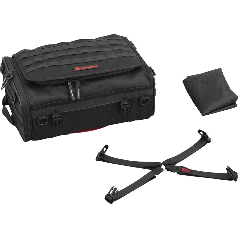 HenlyBegins DH-751 2-Way Seat Bag / Backpack Black – 20 Liters