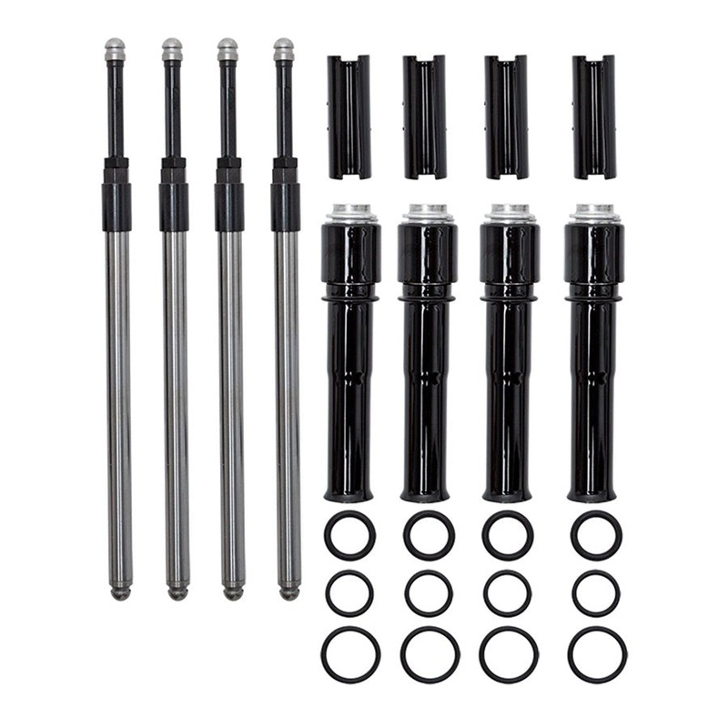 Quickee Pushrods with Gloss Black Covers for 2017-up M8 Models