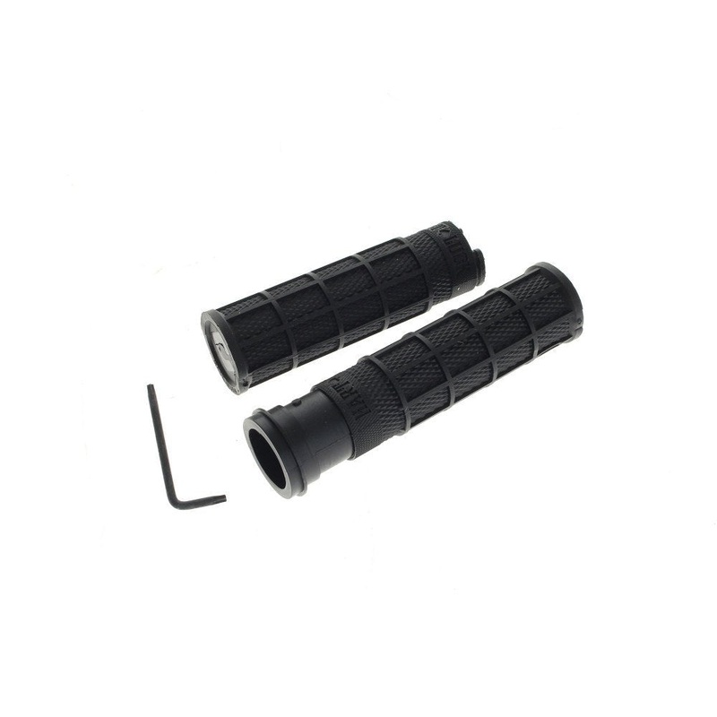 Replacement Rubbers for Hart-Luck Full Waffle Lock-On Handgrips – Black. Fits H-D 2008up with Throttle-by-Wire.