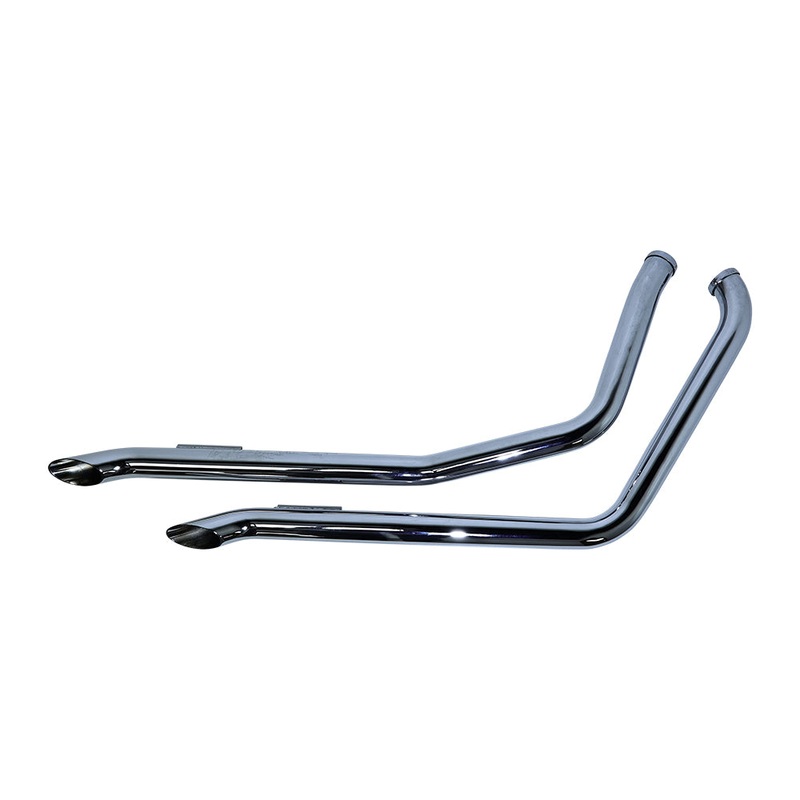 Goose Neck Evolution Softail Exhaust Drag Pipe Set – 1996-1999