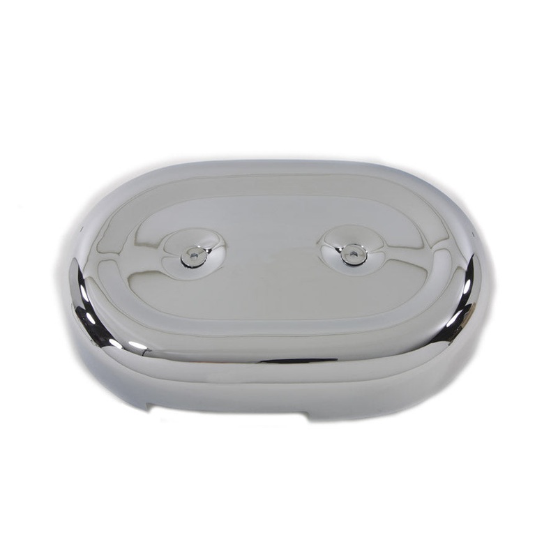 OEM Style Oval Air Cleaner Assembly – CV/Delphi – 1988-2017 – Chrome