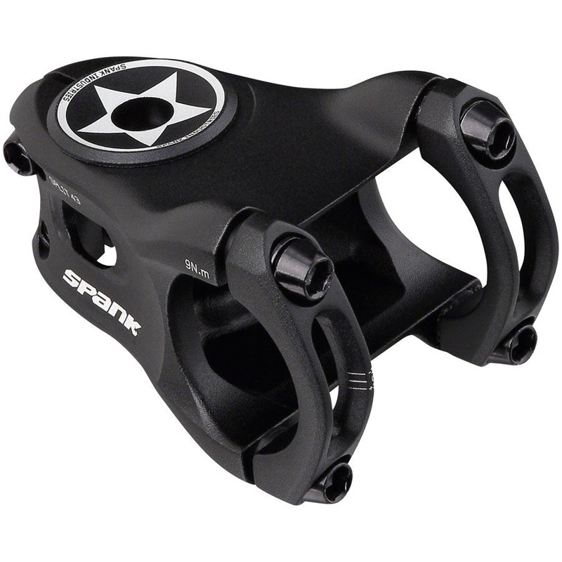 Spank Split Stem – 43mm Length – 31.8mm Clamp – Black