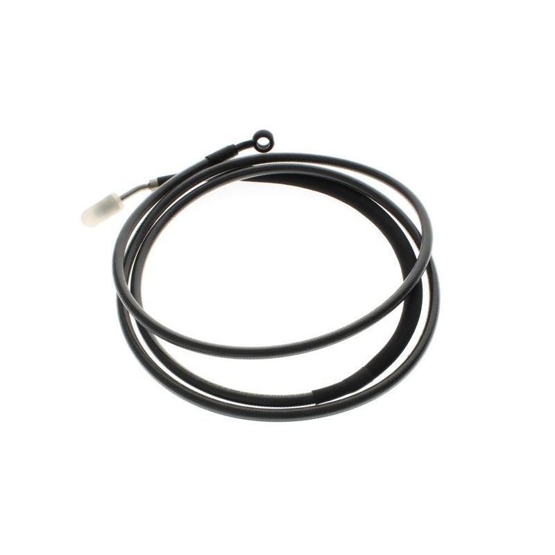 80in. Hydraulic Clutch Line with 10mm x 35 Degree Banjo – Black Pearl. Fits Touring & Softail 2017up Models with the Original H-D Hydraulic Clutch.