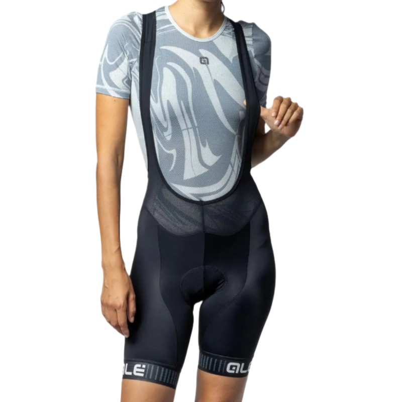 Ale Clothing Traguardo Pragma Ladies Cycle Bib Shorts Black / White