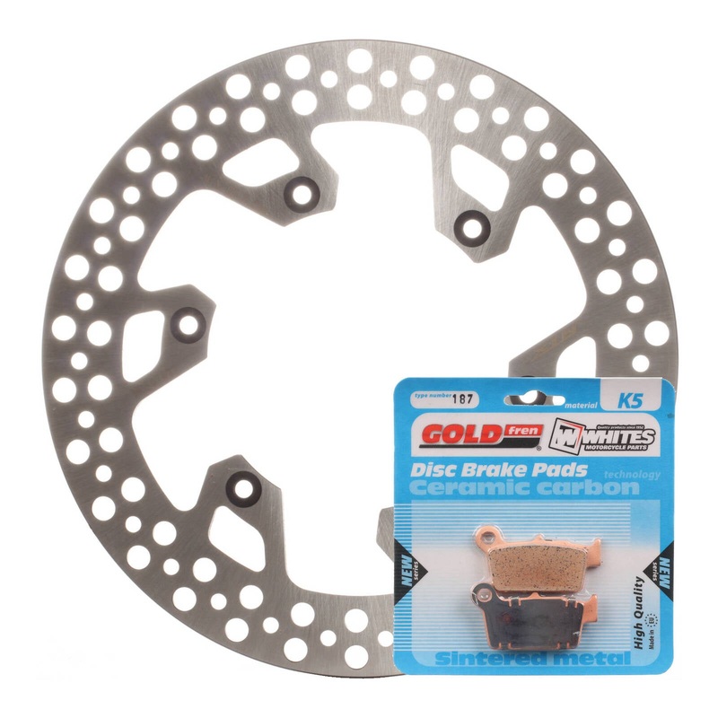 Brake Disc & Pad Rear Kit – Yamaha YZ125 ’08-’20 – Wave
