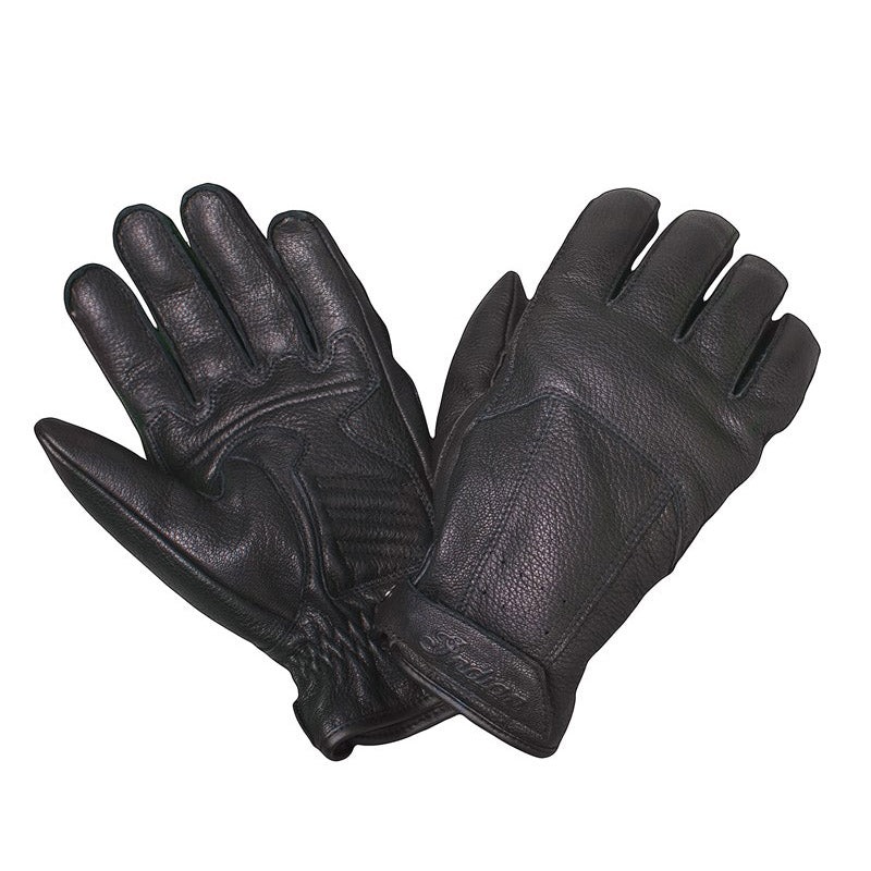 Men’s Leather Classic Riding Gloves, Black