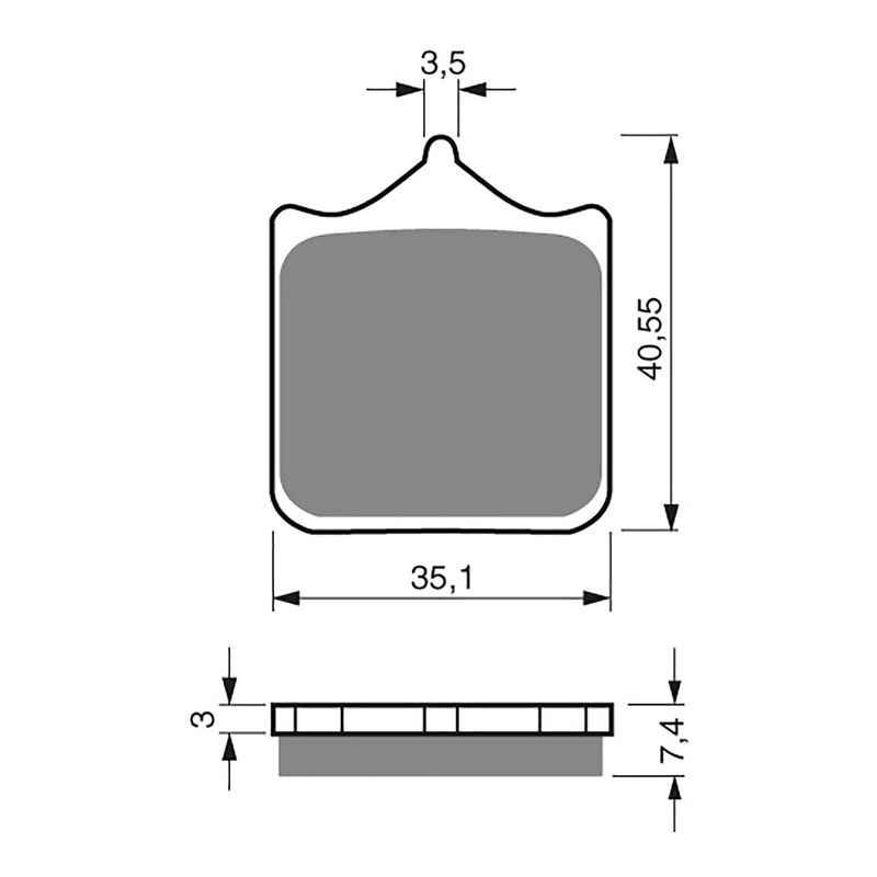 GOLDfren Brake Pads GF177 – S33