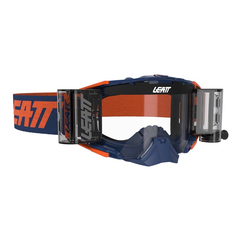 Leatt 6.5 Velocity Google Roll-Off – Ink Orange / Clear