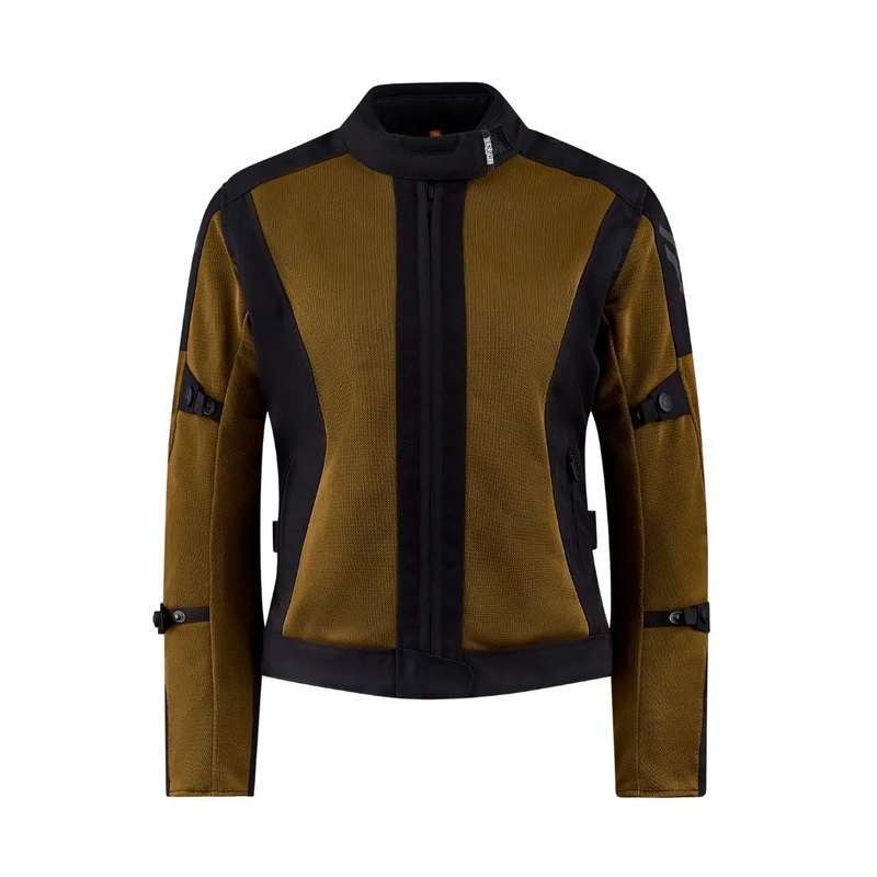 MotoGirl Bonnie Ladies Summer Mesh Jacket Black / Gold