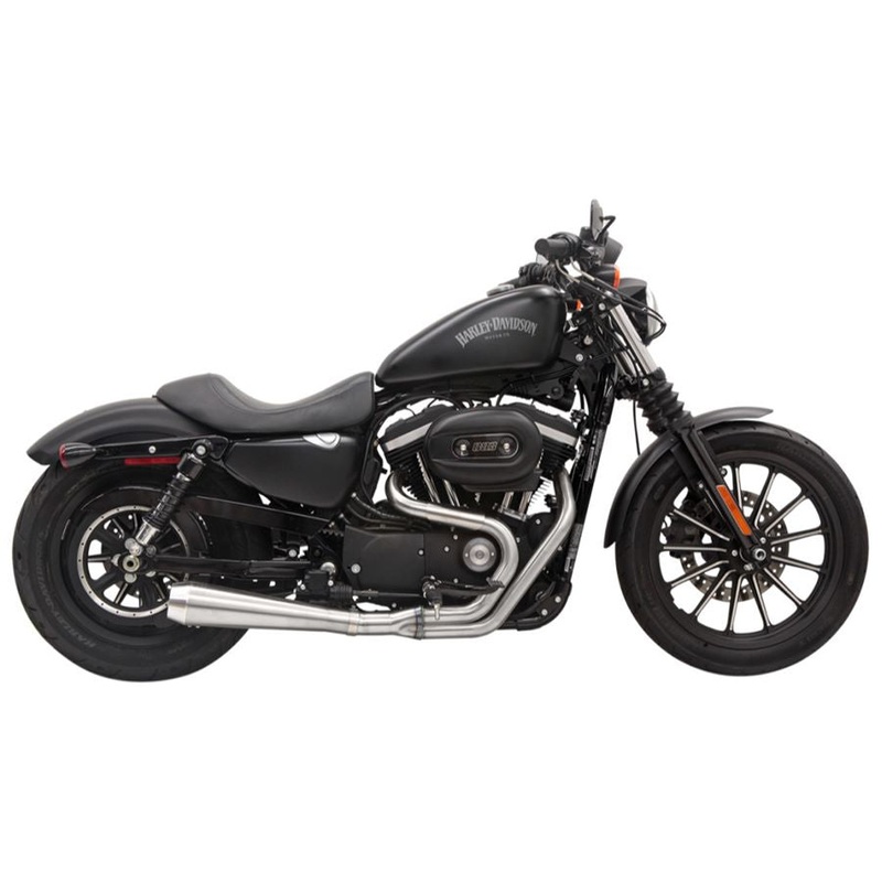 Road Rage III 2-into-1 Stainless Exhaust 2004-21 Sportster w/mid controls