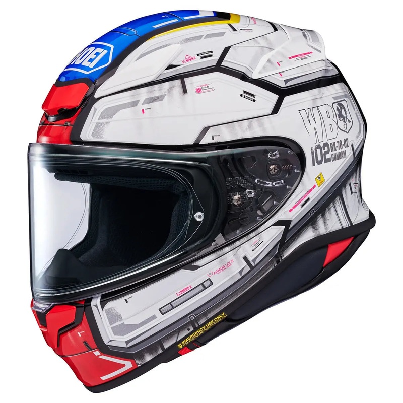 Shoei NXR2 RX-78-02 Gundam TC10 White
