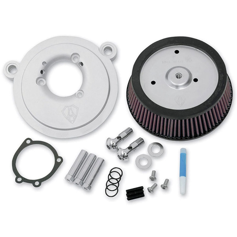 Stage 1 Big Sucker Air Cleaner Kit – Natural. Fits Softail 2000-2014, Dyna 1999-2017 & Touring 2002-2007.