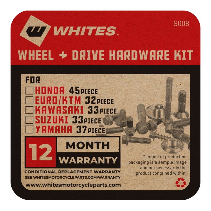WHITES WHEEL & DRIVE HARDWARE KIT – KAWASAKI 33PCS