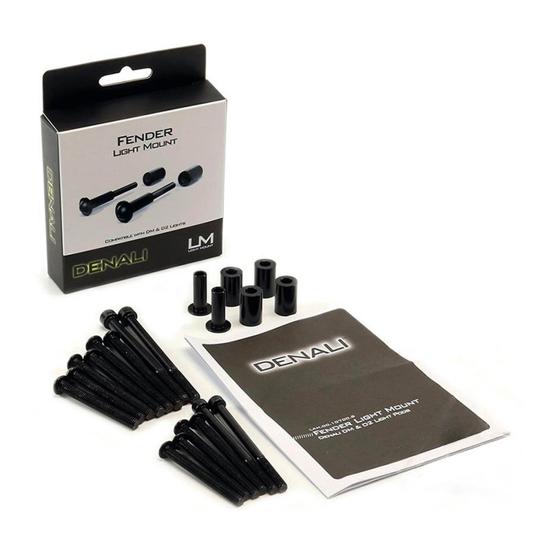 Denali Fender Mount Kit For DM/D2 Lights – Fits M5, M6 Bolts