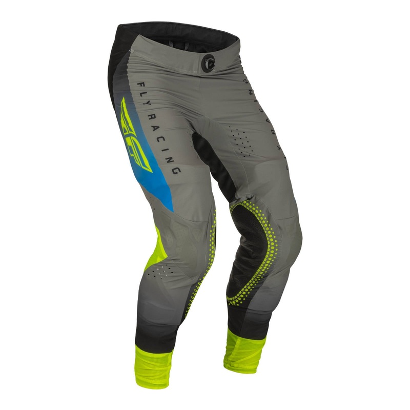 Fly Racing Lite Hydrogen Pant – Grey / Blue / Hi-Vis