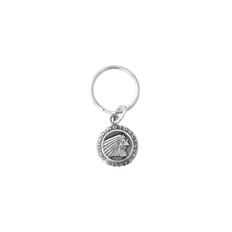 Indian Motorcycle Headdress Icon Key Fob
