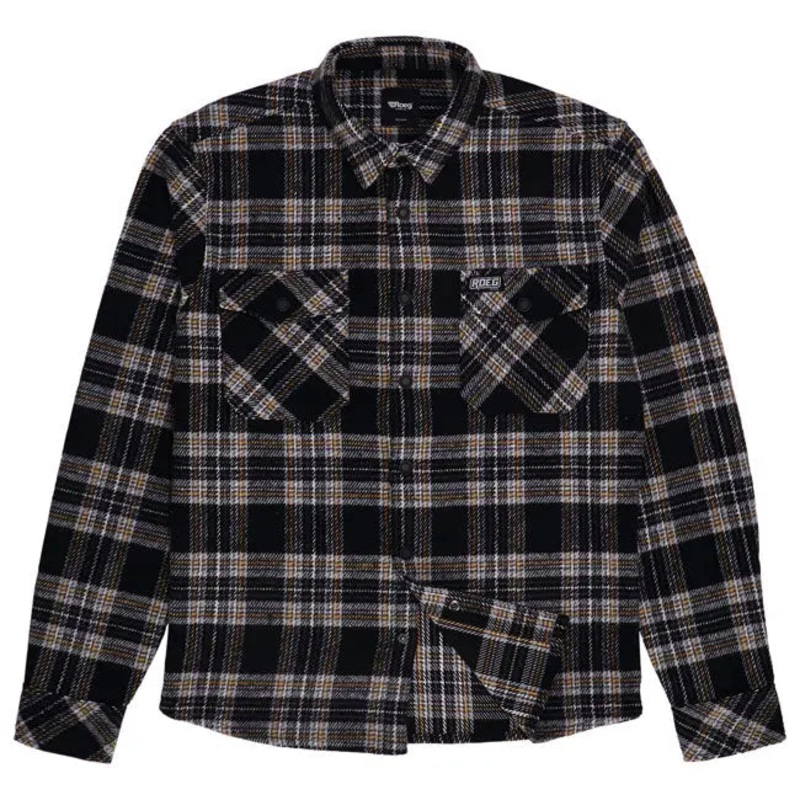 Roeg Blaze Flannel Shirt Grey
