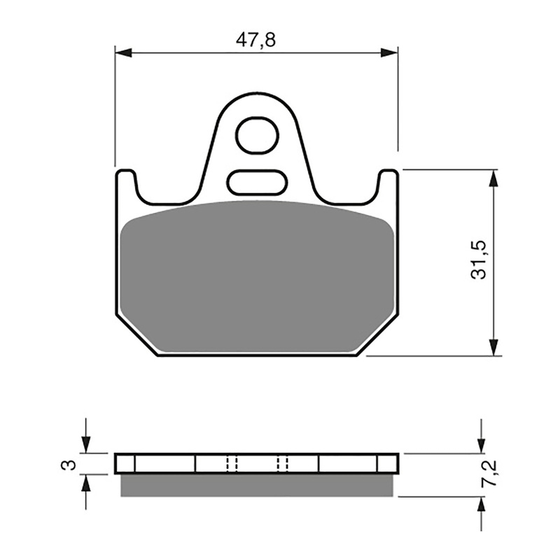 GOLDfren Brake Pads GF158 – S3