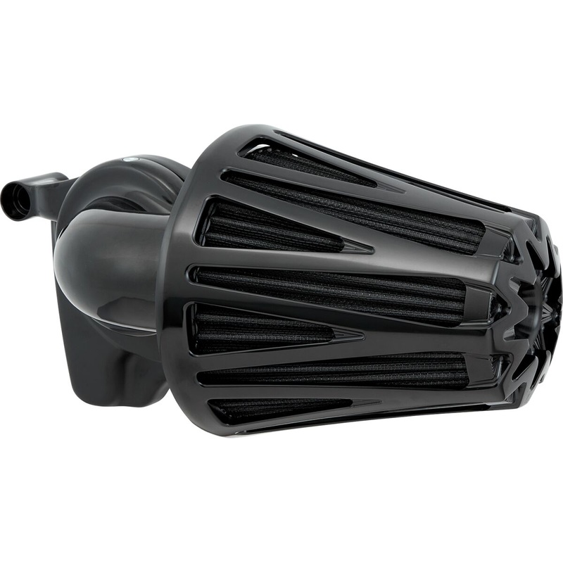 CrossFire Monster Sucker Air Cleaner, All Black – 91+ XL Sportster