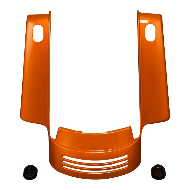 HR3 Scorched Orange / Black Denim Rear Fender Filler Panel For Harley 2014-2023 FLHX FLHXS, 2015-2023 FLTRX FLTRXS
