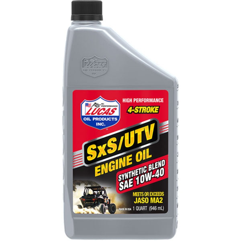 Lucas Oil – SXS Semi-Synthetic 10W-40 4-Stroke Engine Oil