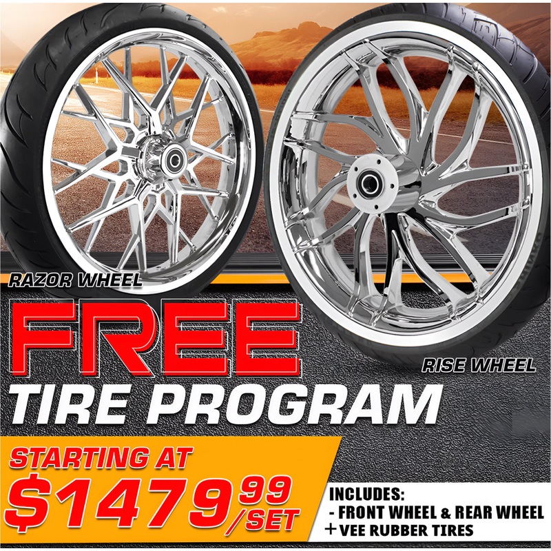 [SALE] RAZOR WHEELS SET FREE TIRES
