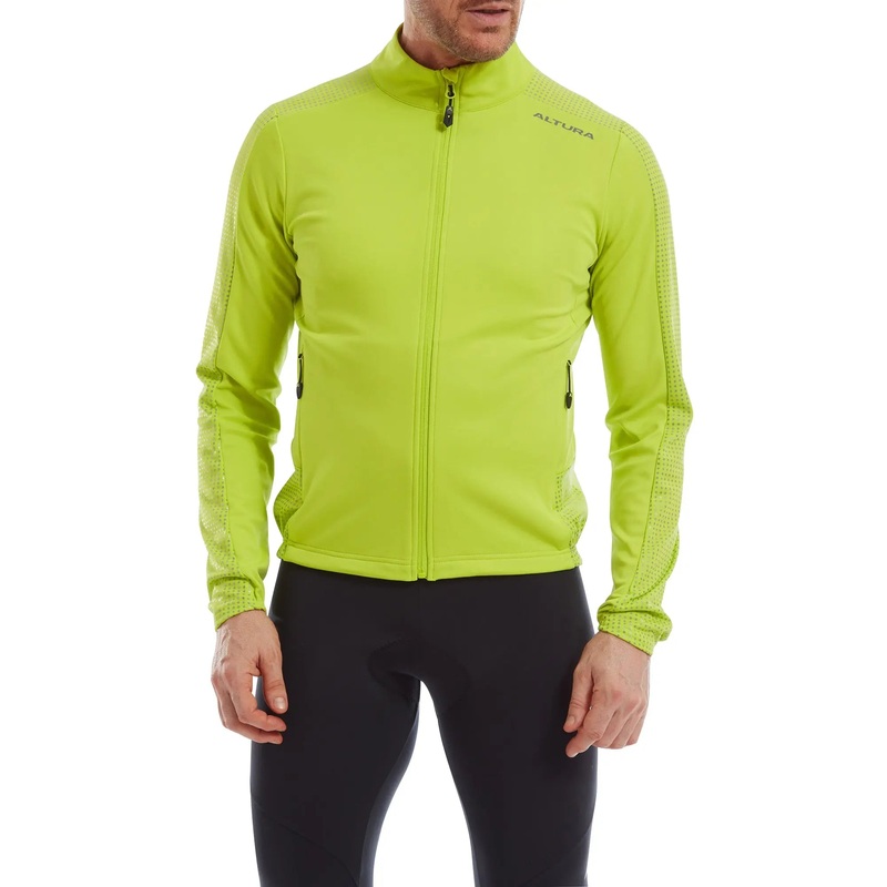 Altura Nightvision Long Sleeves Cycle Jersey Lime