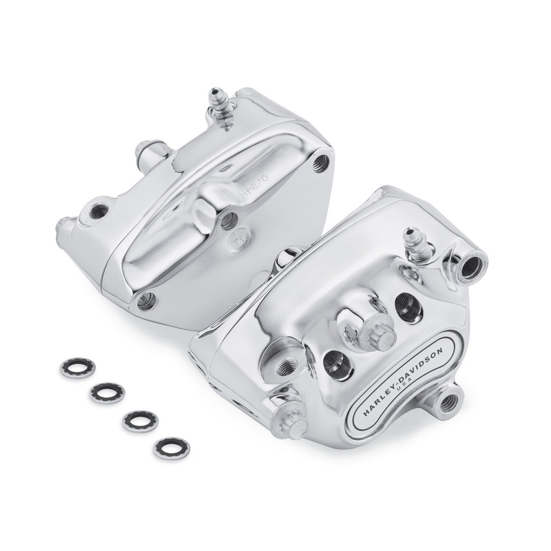 Harley Davidson 44392-00A Front Caliper Kit CALIPER,DUAL/CHRM