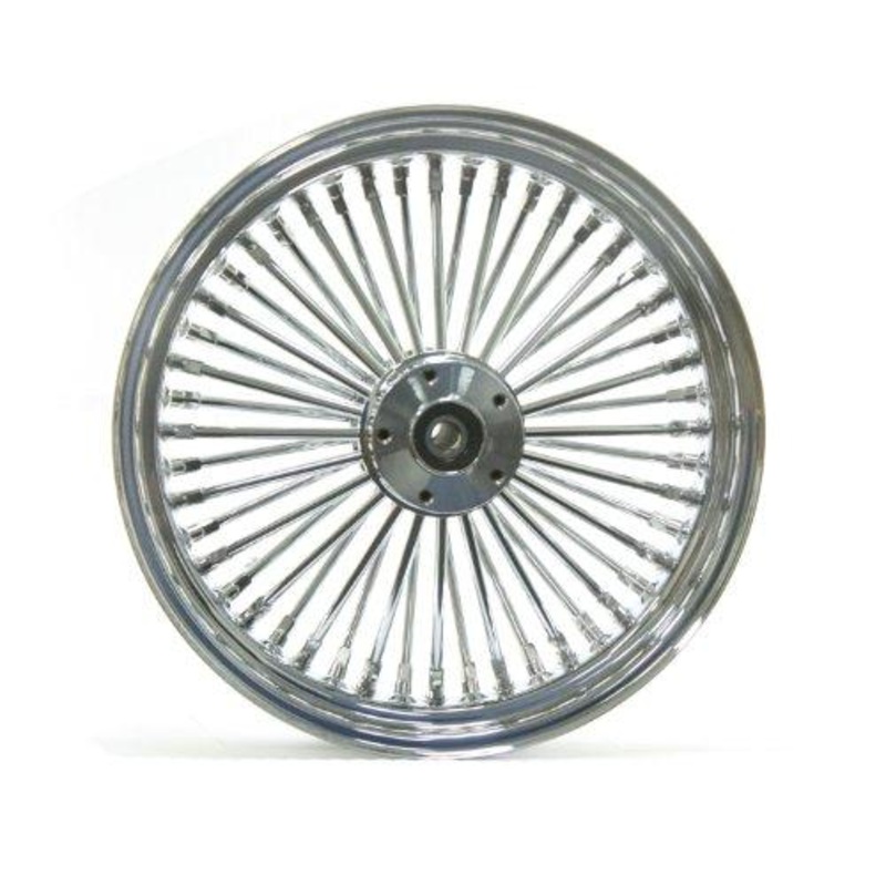 Harley Davidson King Spoke Fat Spoke Front Wheel Size; 23 x 3.5” In Chrome