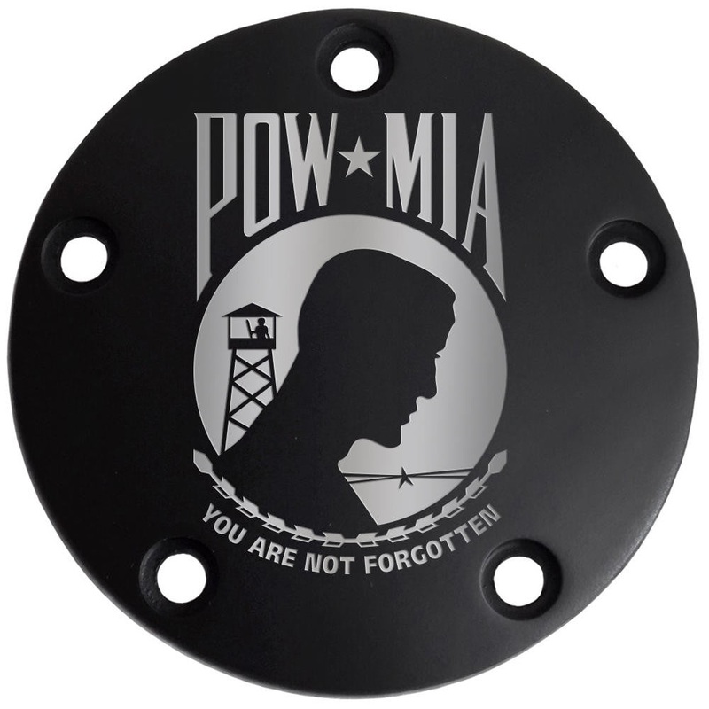 Harley Points Cover – POW MIA – Black