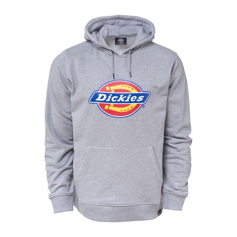 Dickies Icon Logo Ladies Hoodie Grey Melange