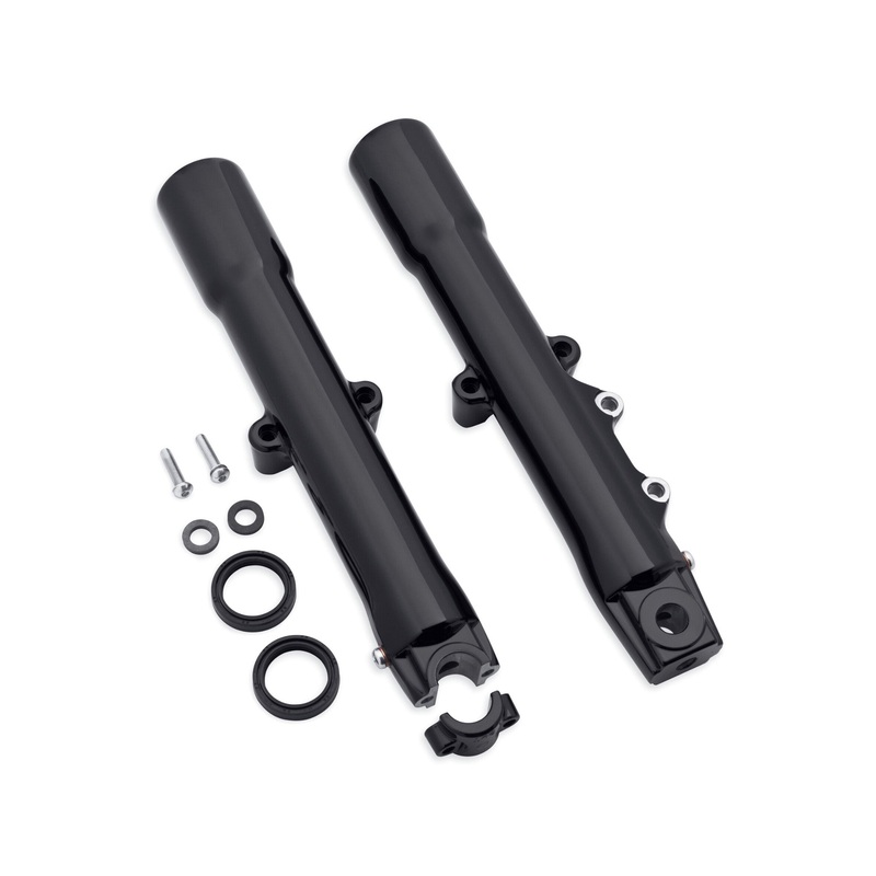 Harley Davidson 45500015 Gloss Black Lower Fork SLIDER,FR TLSCP FORK,FLSTC/N,BLACK