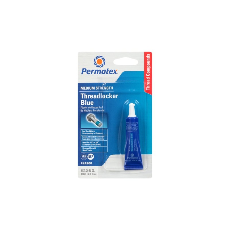 Permatex 242 Medium Strength Threadlocker – Blue – .2fl oz