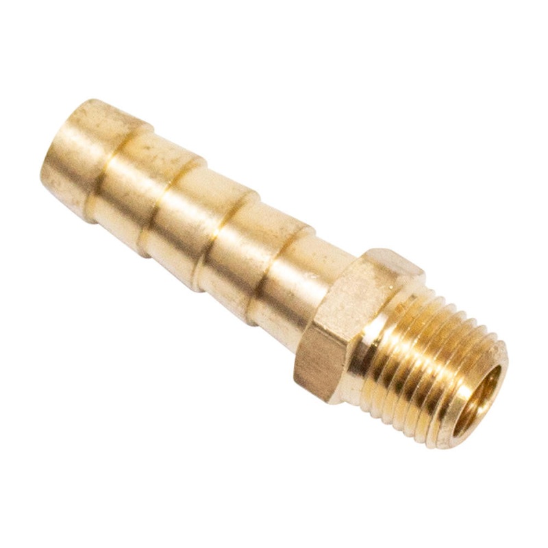 Straight  1/8″ NPT x 5/16″ Hose Barb Fitting – Brass
