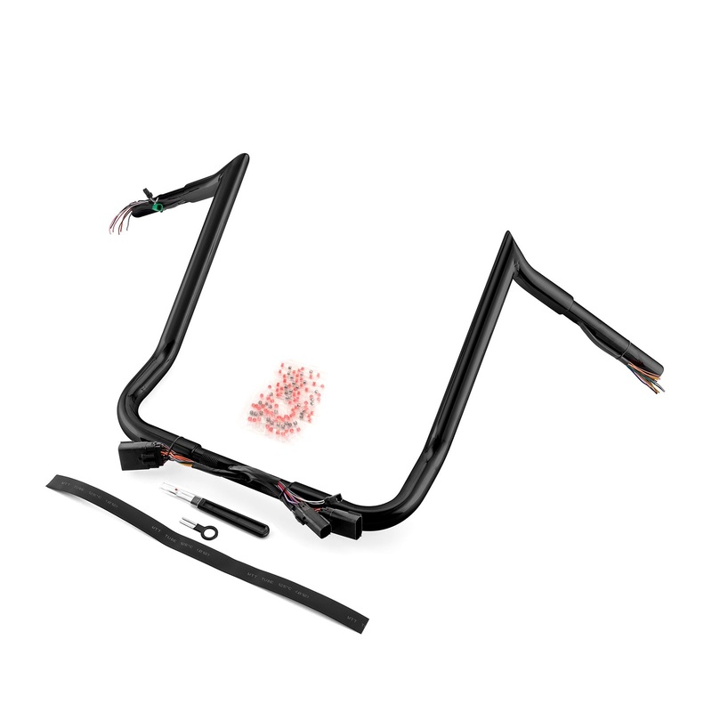 2008-2013 Harley Touring Street Glide/Electra Glide/Ultra Limited Black 14″ PRE-WIRED Handlebar