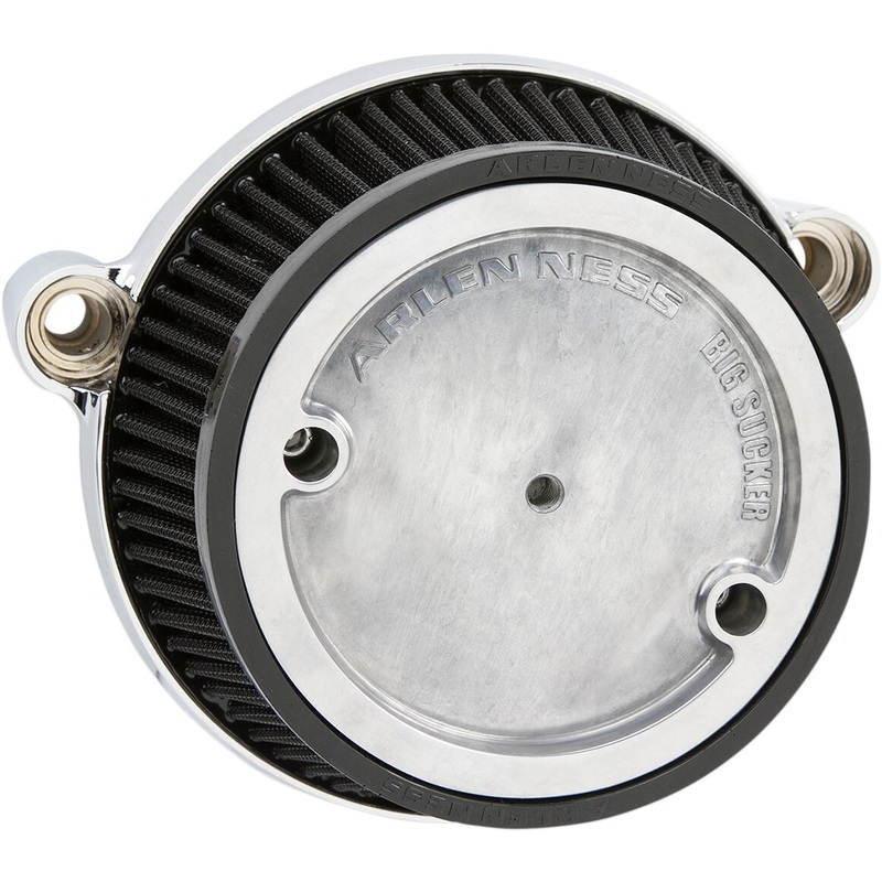 Big Sucker Stage 1 Air Cleaner For Milwaukee-Eight, Chrome – Milwaukee 8