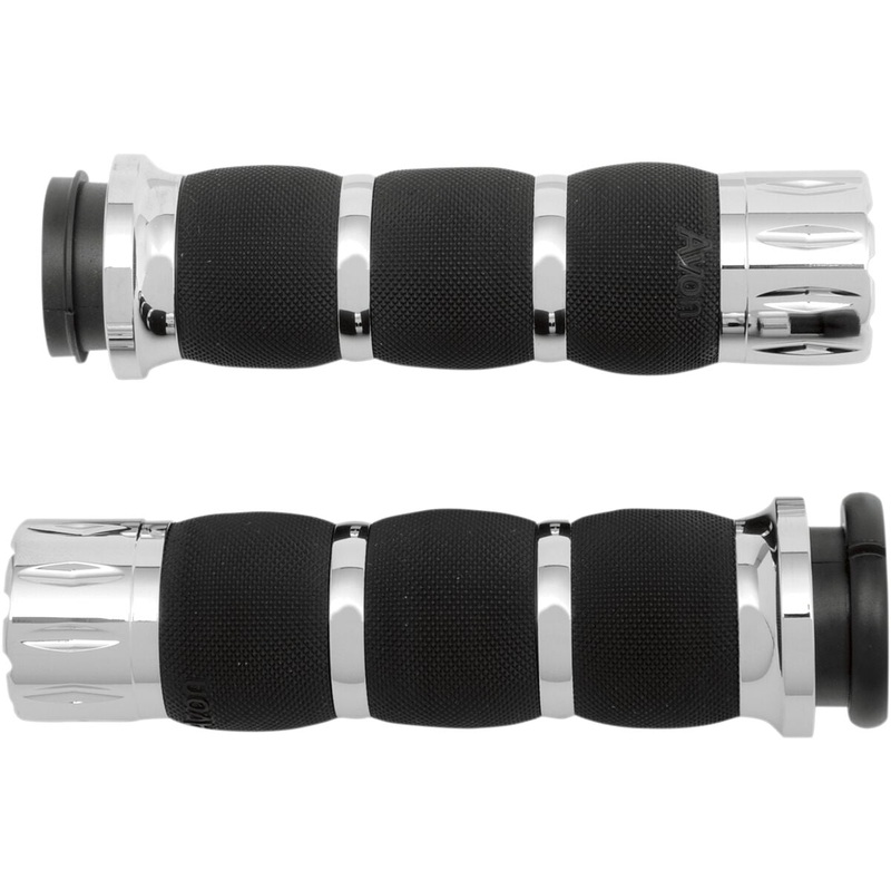 Grips Air Cushion Rival Chrome Throttle By Wire
