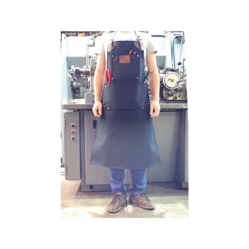 La Rosa Design Heavy Duty Bike Builder / Mechanic / Barber Canvas Apron Black