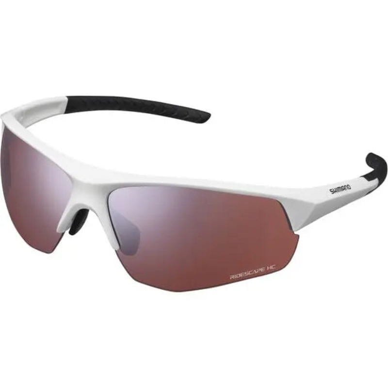 Shimano Twinspark Cycle Glasses Ridescape High Contrast Lens White