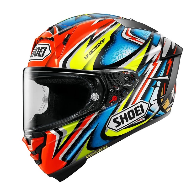 Shoei X-SPR Pro Daijiro TC1 Red / Yellow / Blue
