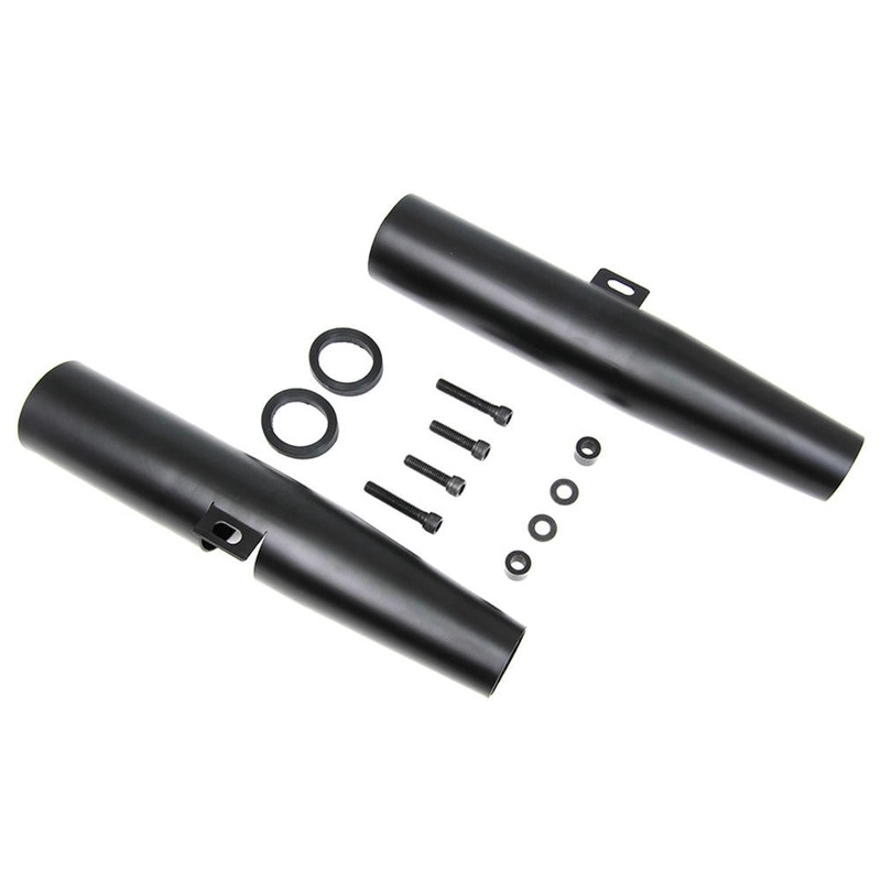 39mm Sportster Fork Shrouds – Black – 1986 to 2003