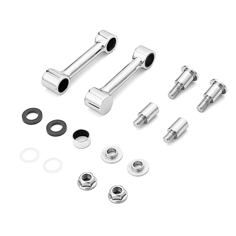 93-06 Harley Softail Springer Fork Chrome Steel Front Fender Mount Link Kit