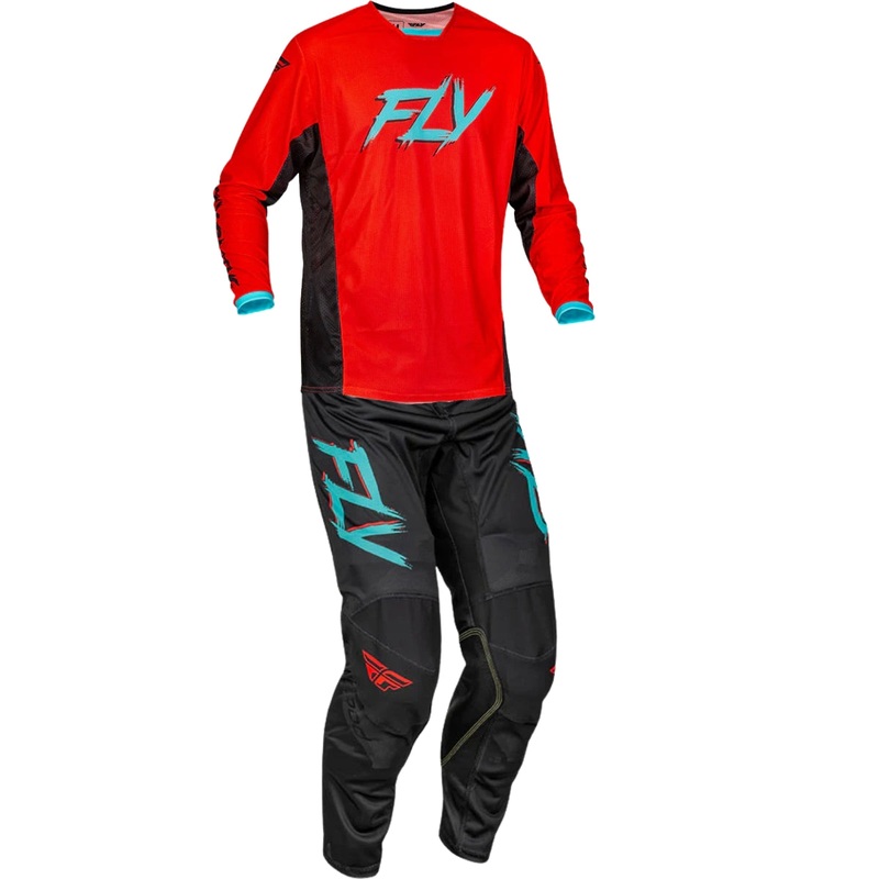 Fly Racing – Kinetic Mesh Rave Jersey, Pant Combo