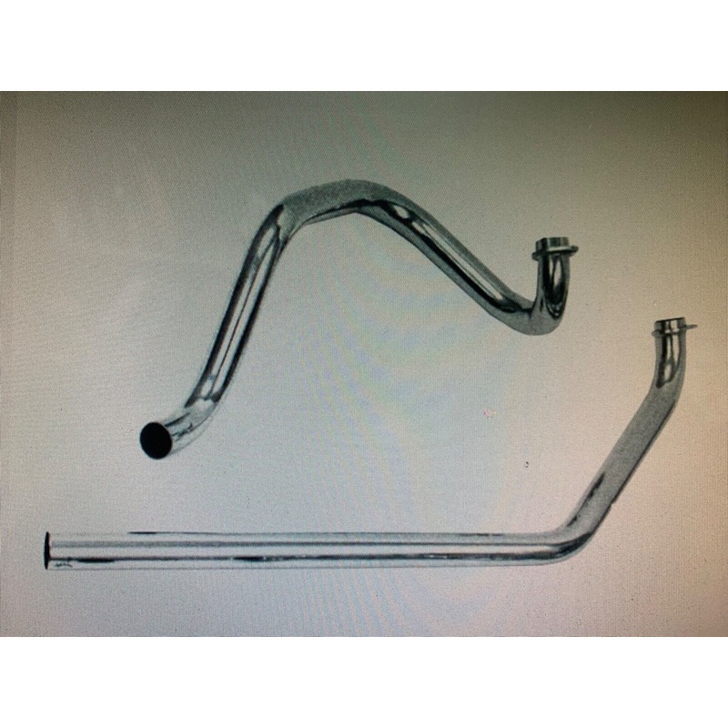 HARLEY DAVIDSON FX EXHAUST PIPES TRUE DUAL SHOVELHEAD FITS FL WITH BATT BOX MOD