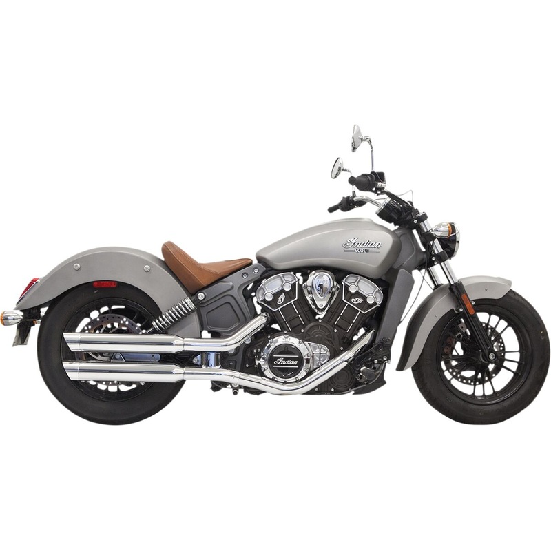 Muffler 3″ Slip Ons Slash Cut Muffler, Chrome – 14-16 Scout