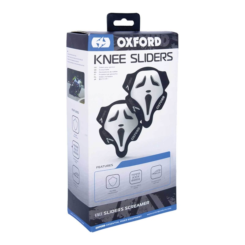 Oxford Screamer Knee Sliders – White