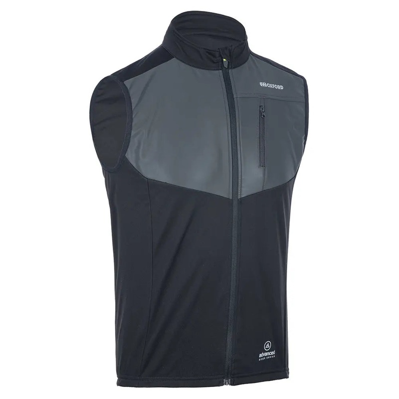 Oxford Venture Windproof Cycle Gilet Black