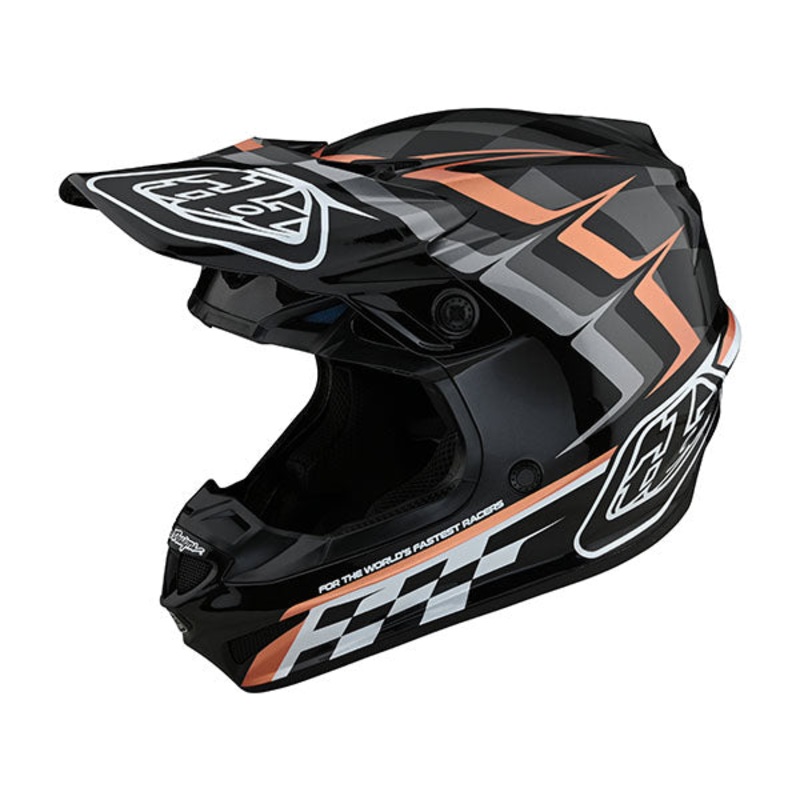 Troy Lee Designs – SE4 Polyacrylite Warped Helmet