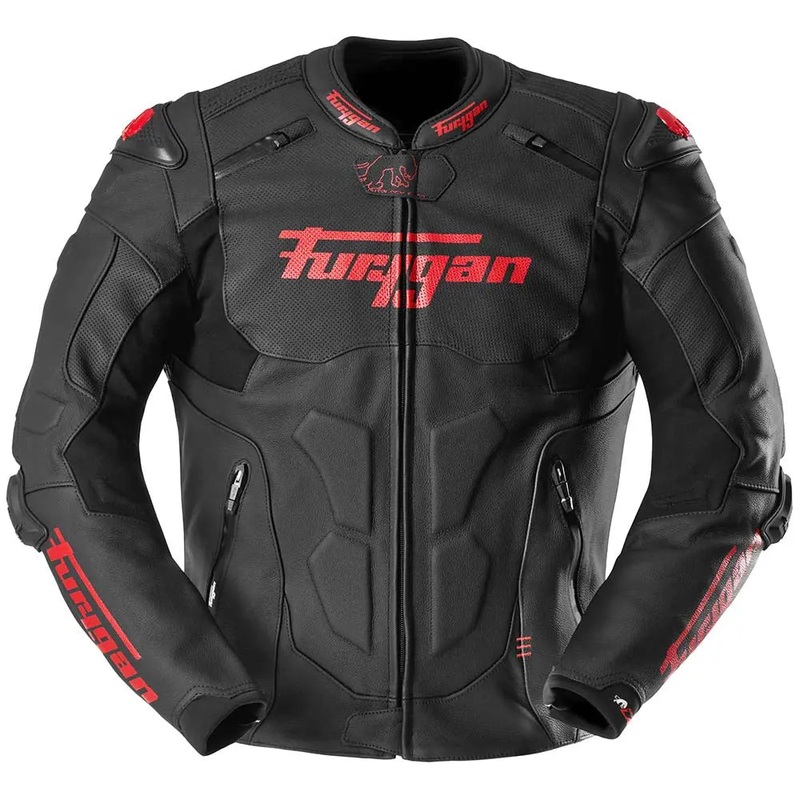Furygan Raptor Evo 3 Leather Jacket Black / Red